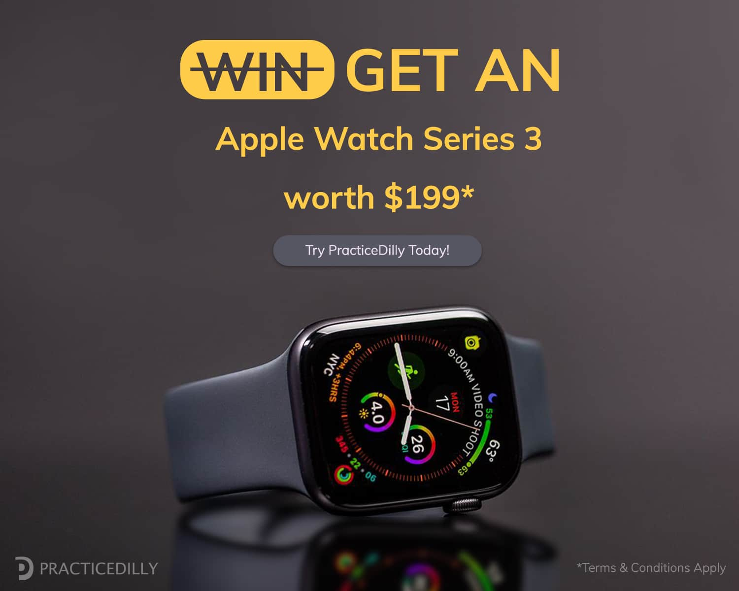 Apple Watch Promotion Poster Design